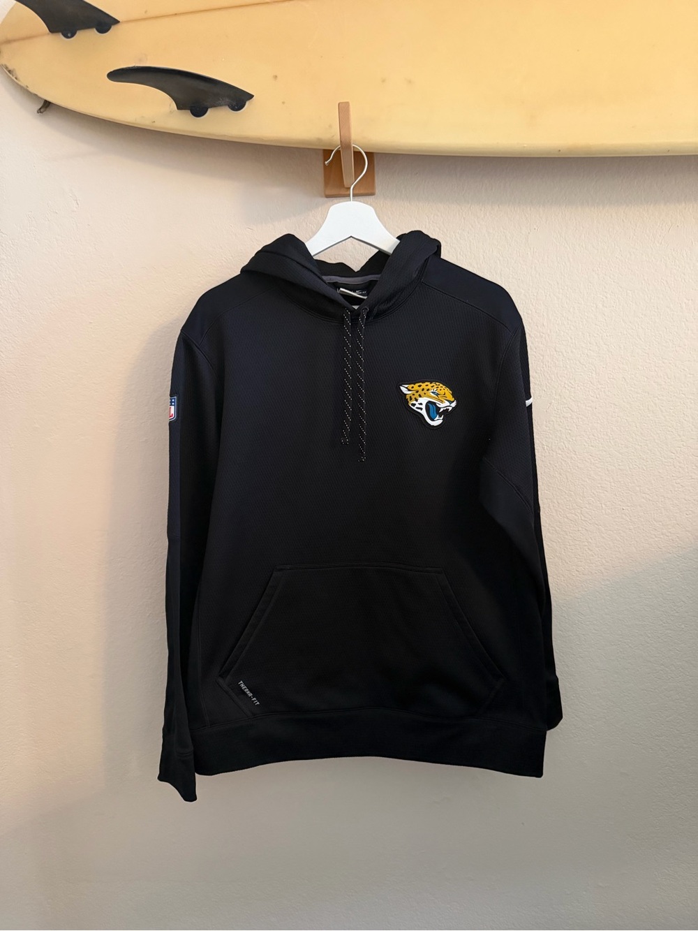 Nike Black Jacksonville Jaguars Pullover Hoodie with Team Patch